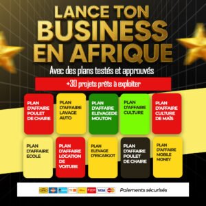 LANCE TON BUSINESS EN AFRIQUE !